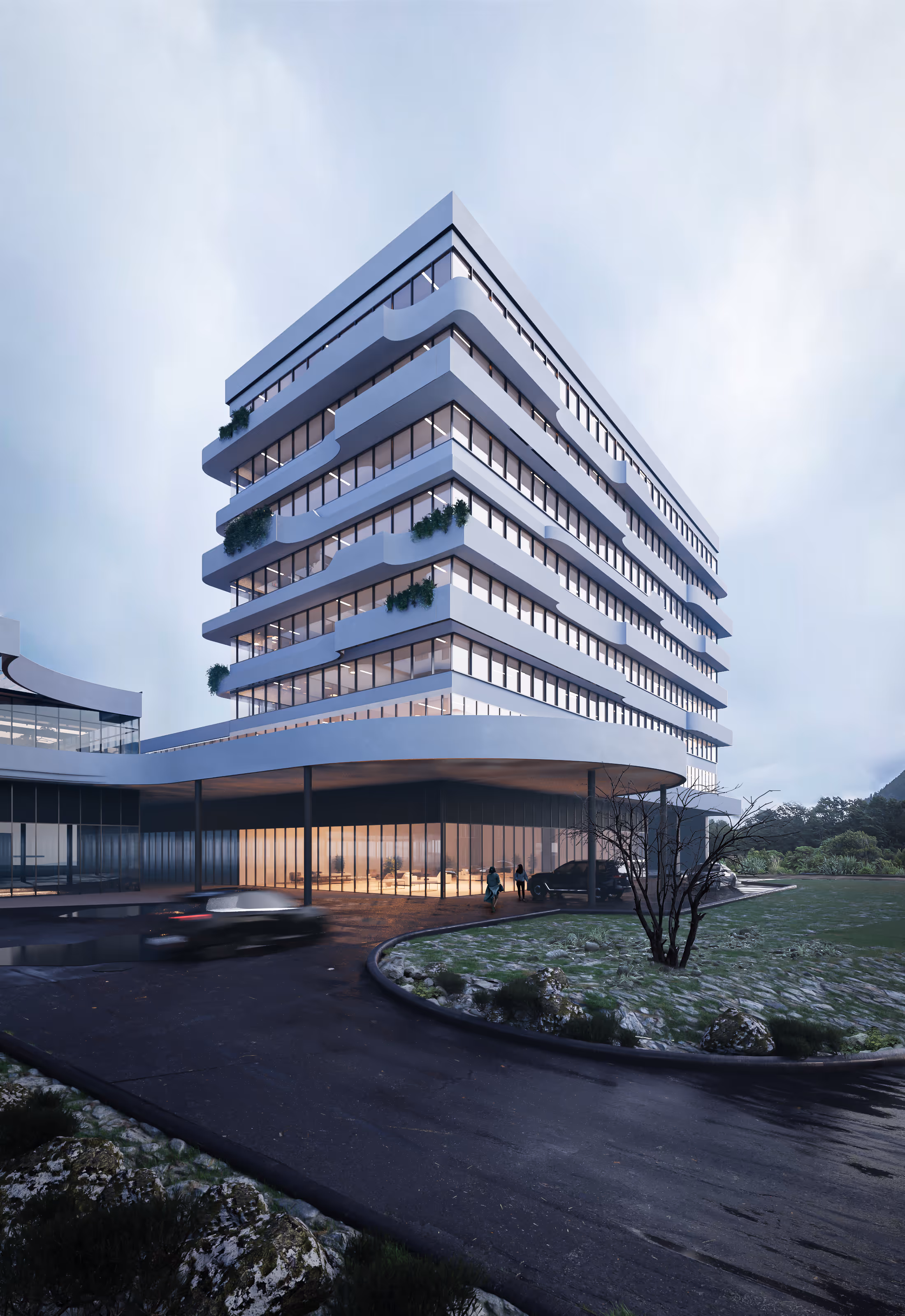 Corporate building