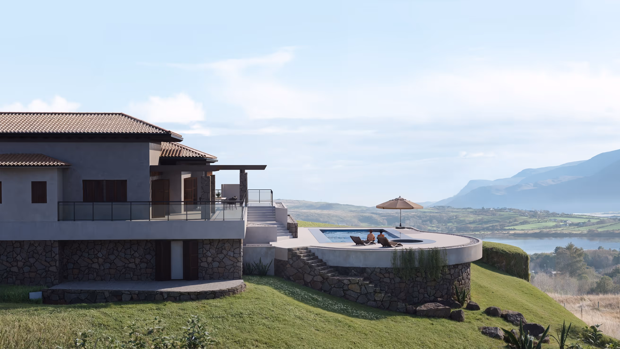 Countryside House Sao Paulo Pool view
